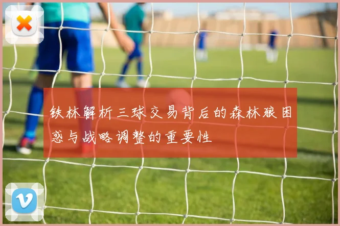 铁林解析三球交易背后的森林狼困惑与战略调整的重要性
